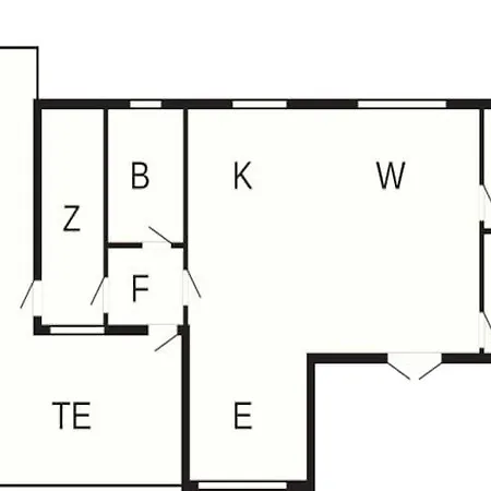 5 Person In Aakirkeby 펜션